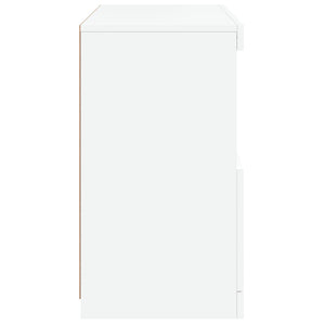 Sideboard mit LED Weiß 60x37x67 cm