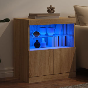 Sideboard Sonoma Eiche mit LED 60cm