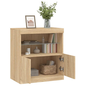 Sideboard Sonoma Eiche mit LED 60cm