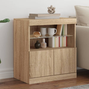 Sideboard Sonoma Eiche mit LED 60cm