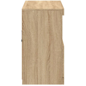 Sideboard mit LED Sonoma-Eiche 81x37x67 cm