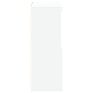 Sideboard mit LED Weiß 60,5x37x100 cm