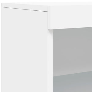 Sideboard mit LED Weiß 60,5x37x100 cm