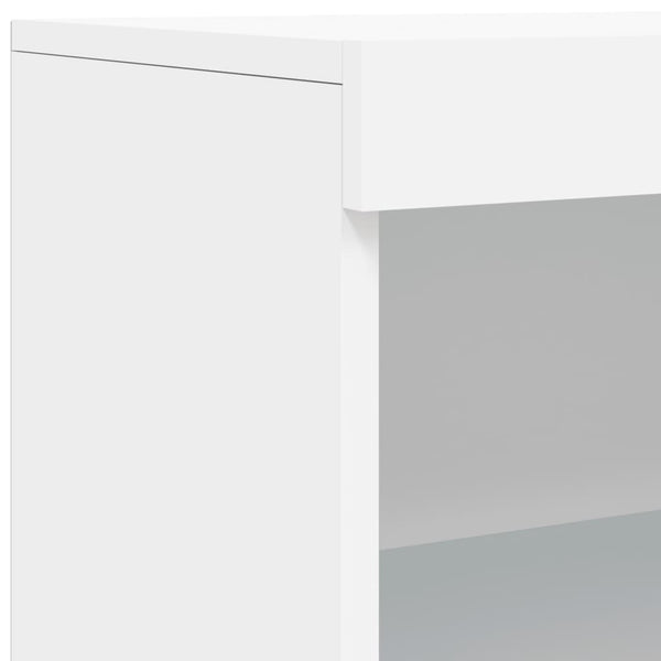 Sideboard mit LED Weiß 60,5x37x100 cm