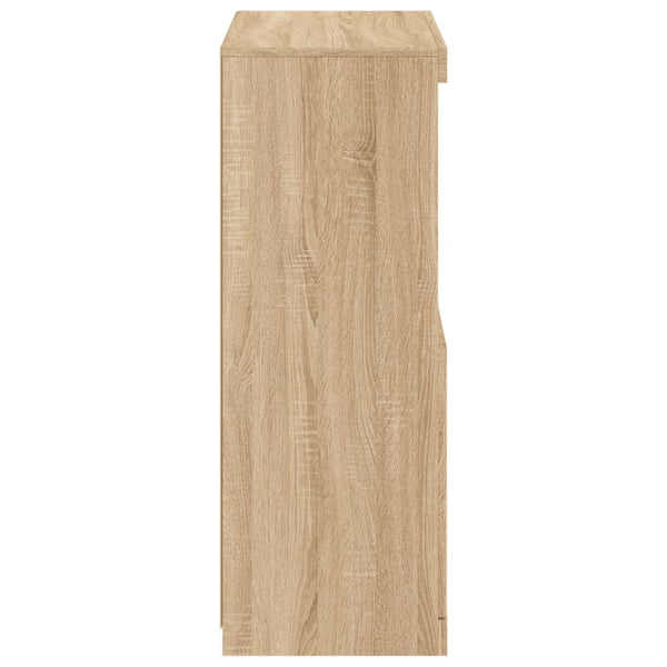 Sideboard Sonoma-Eiche mit LED-Leuchten 60,5x37x100 cm