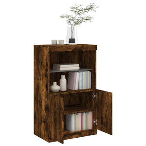Sideboard Räuchereiche mit LED-Leuchten
