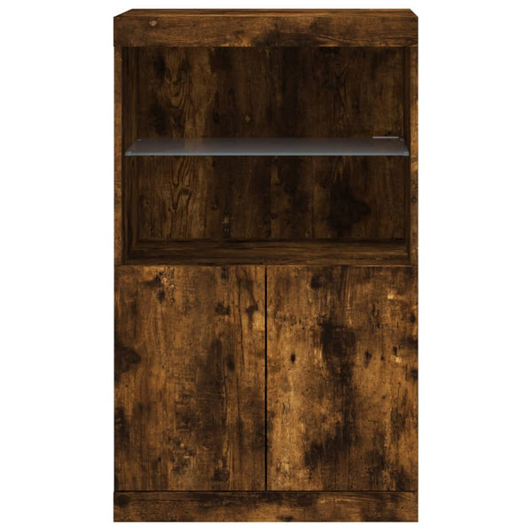 Sideboard Räuchereiche mit LED-Leuchten