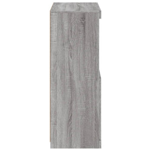 Sideboard Grau Sonoma mit LED-Leuchten 60,5x37x100 cm