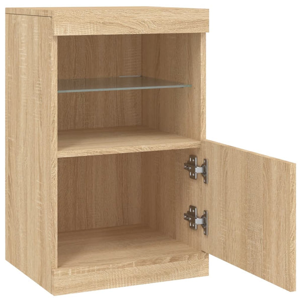 Sideboard mit LED Sonoma-Eiche 41x37x67 cm