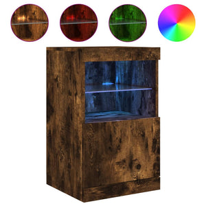 Sideboard Räuchereiche mit LED-Leuchten
