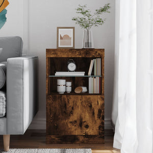 Sideboard Räuchereiche mit LED-Leuchten