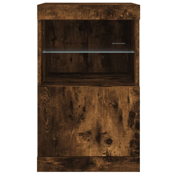 Sideboard Räuchereiche mit LED-Leuchten