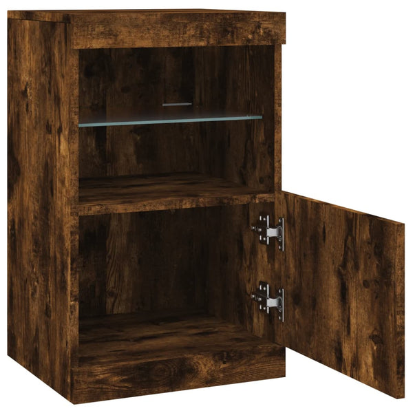 Sideboard Räuchereiche mit LED-Leuchten