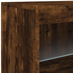 Sideboard Räuchereiche mit LED-Leuchten