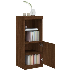 Sideboard mit LED Braun Eichenoptik