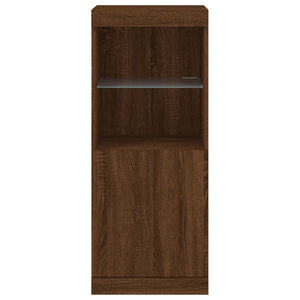 Sideboard mit LED Braun Eichenoptik