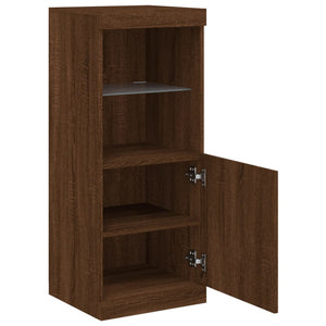 Sideboard mit LED Braun Eichenoptik