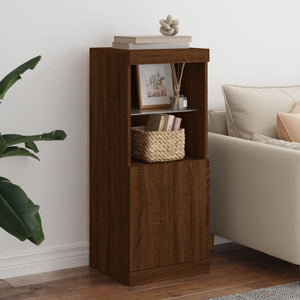 Sideboard mit LED Braun Eichenoptik