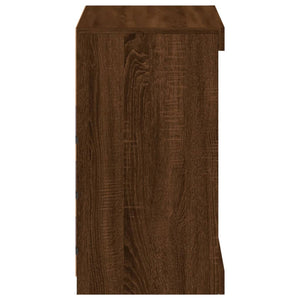 Sideboard mit LED Braun Eichen-Optik