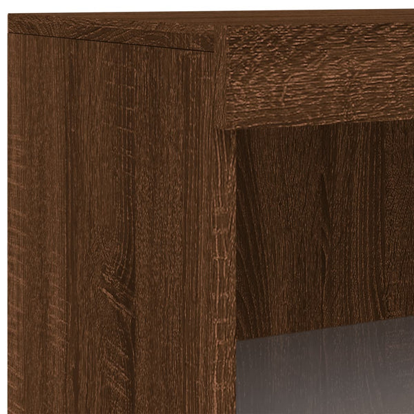 Sideboard mit LED Braun Eichen-Optik 60,5x37x100 cm