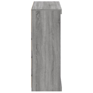 Sideboard Grau Sonoma mit LED