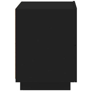 LED Nachttische Schwarz 2er-Set