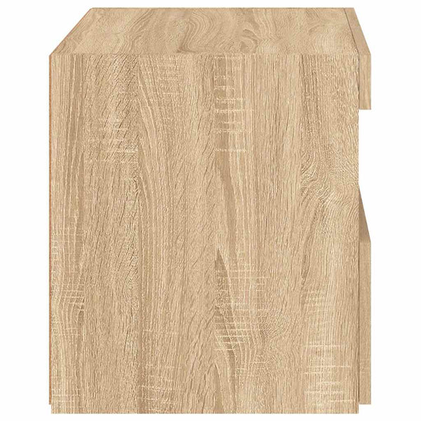 Nachttisch mit LED Sonoma-Eiche 50x40x45 cm