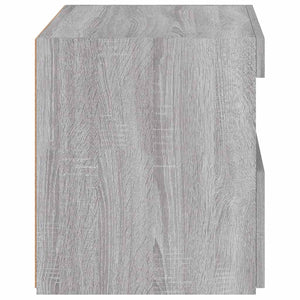 Nachttisch mit LED Grau Sonoma 50x40x45 cm