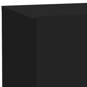 Nachttisch mit LED Schwarz 70x36x40,5 cm