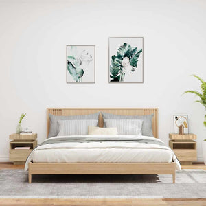 Nachttische mit LED Sonoma Eiche 2er Set
