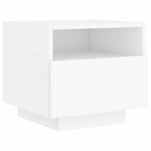 Nachttische mit LED-Leuchten, 2er Set