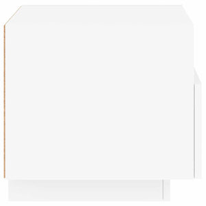 Nachttische mit LED-Leuchten, 2er Set