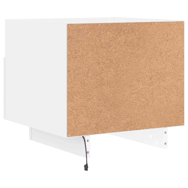 Nachttische mit LED-Leuchten, 2er Set