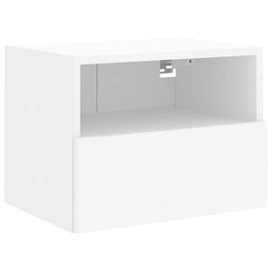 Weiße TV-Wandschränke, 2er Set