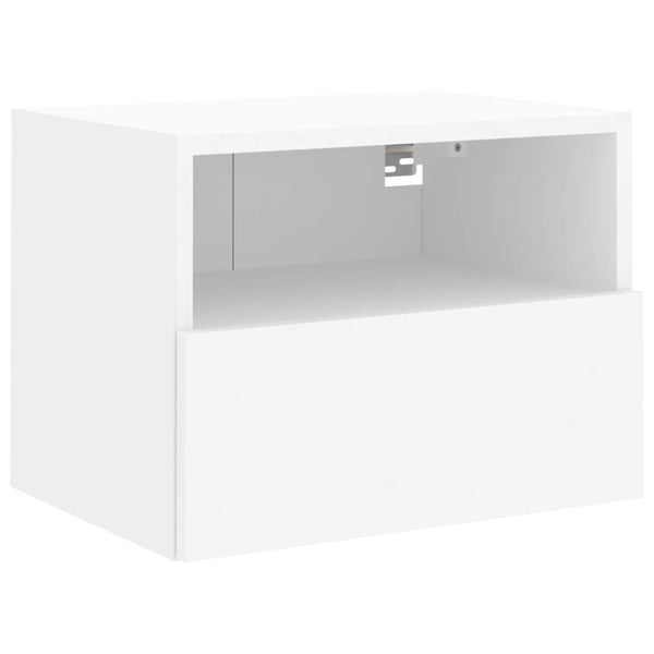 Weiße TV-Wandschränke, 2er Set