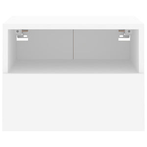 Weiße TV-Wandschränke, 2er Set