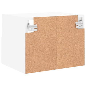 Weiße TV-Wandschränke, 2er Set