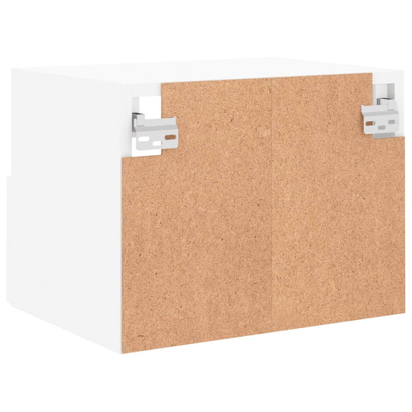Weiße TV-Wandschränke, 2er Set