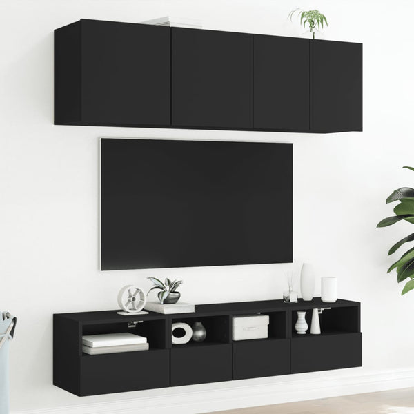 TV-Wandschrank Schwarz 40x30x30cm
