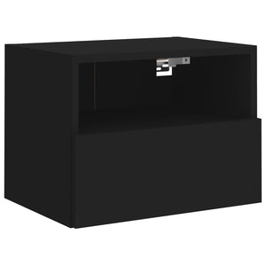 TV-Wandschränke Schwarz 40x30x30cm, 2er Set