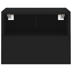 TV-Wandschränke Schwarz 40x30x30cm, 2er Set