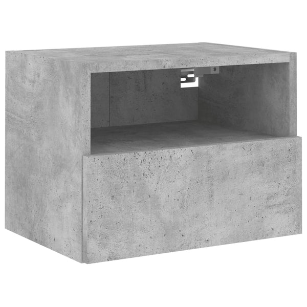 TV-Wandschränke, 2er Set, Betongrau
