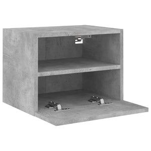 TV-Wandschränke, 2er Set, Betongrau
