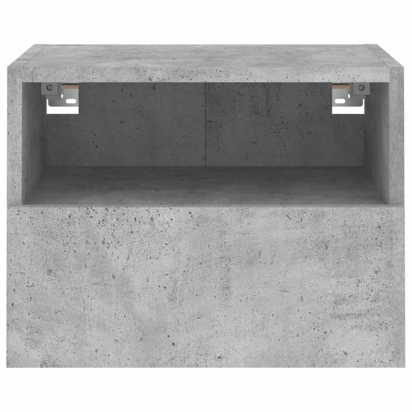 TV-Wandschränke, 2er Set, Betongrau