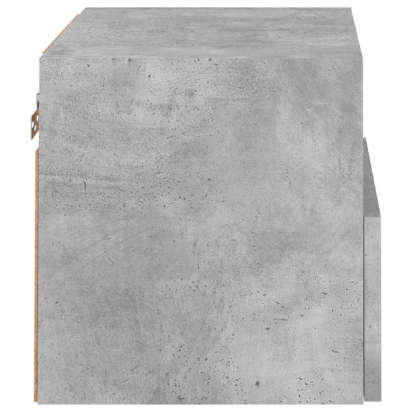 TV-Wandschränke, 2er Set, Betongrau