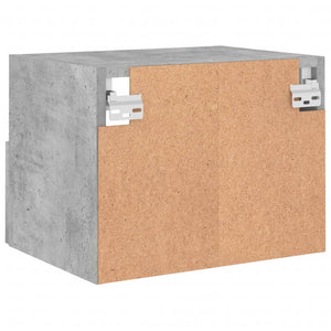 TV-Wandschränke, 2er Set, Betongrau