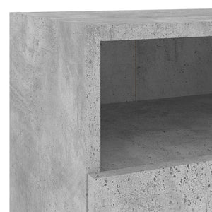 TV-Wandschränke, 2er Set, Betongrau