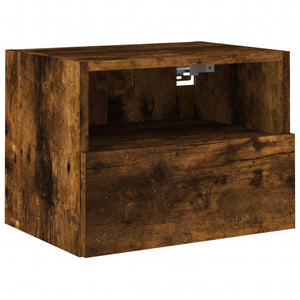 TV-Wandschränke 2er Set Räuchereiche 40x30x30 cm