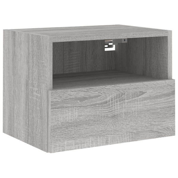 TV-Wandschränke 2er Set Grau Sonoma
