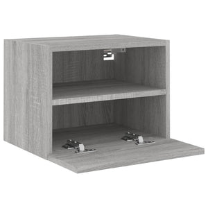 TV-Wandschränke 2er Set Grau Sonoma